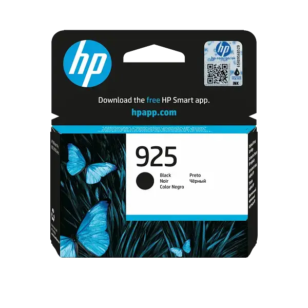 HP 925 Black Original Ink Cartridge (4K0V9PE)